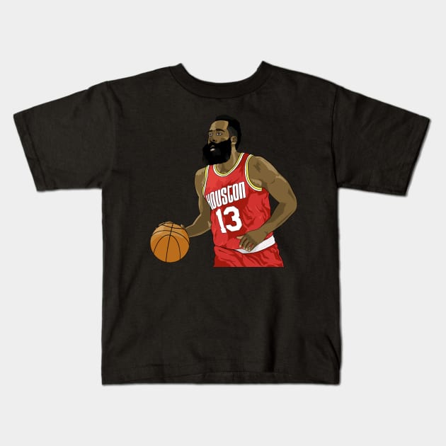 James Harden Classic Jersey Kids T-Shirt by ActualFactual